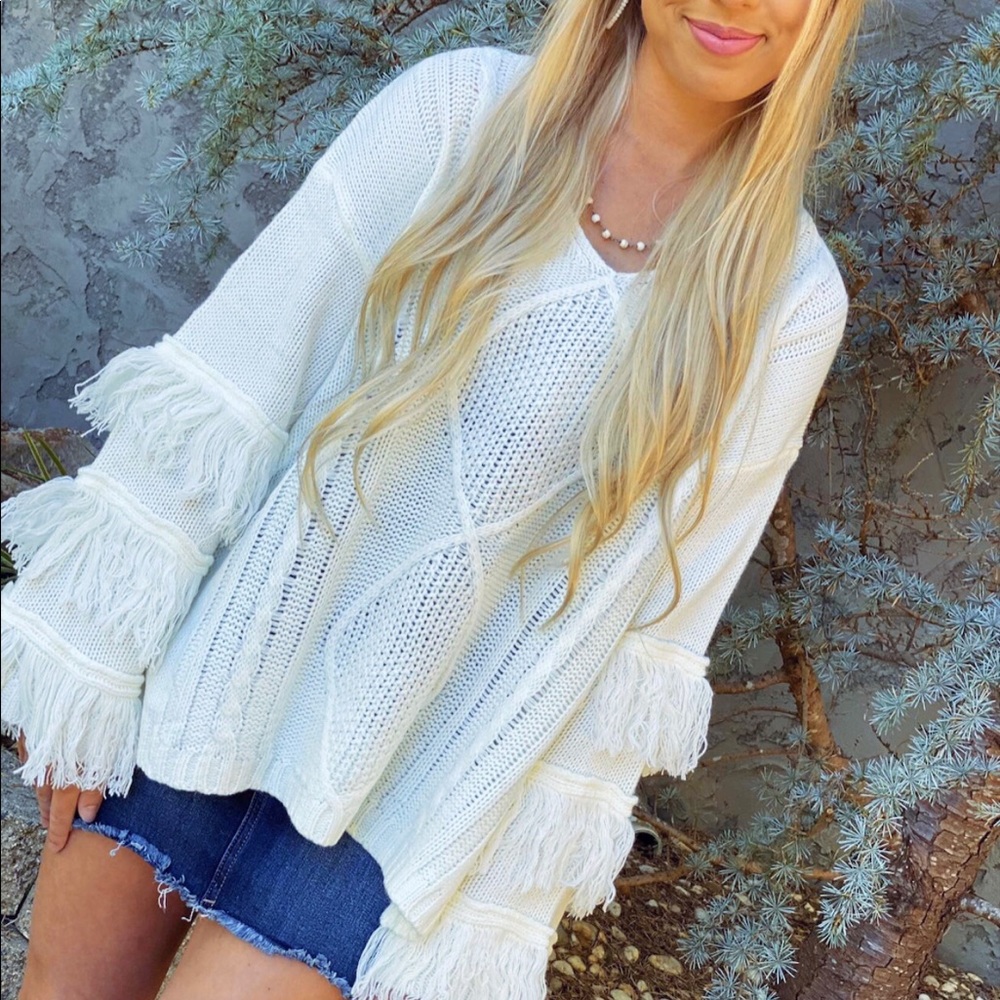 Tassel sweater